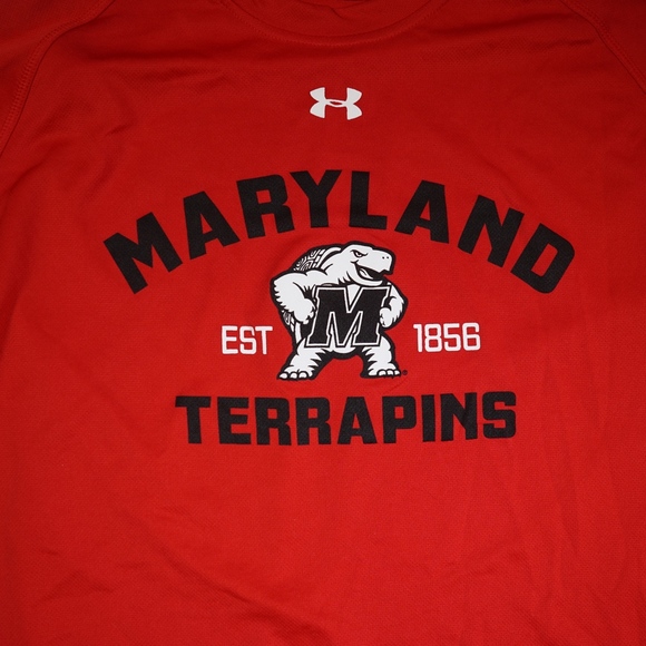 Under Armour Maryland Terrapins LS Shirt NWT - Picture 2 of 8